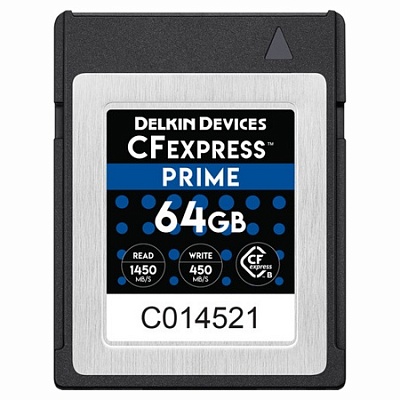 Аренда карты памяти Delkin CFexpress 64GB (DCFX0-064) R1450/W450