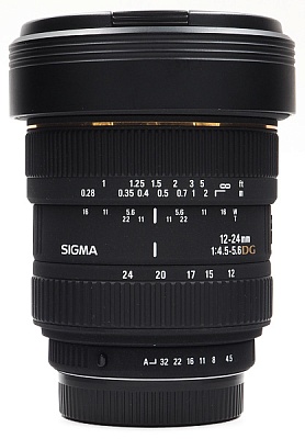 Объектив комиссионный Sigma 12-24mm f/4.5-5.6 DG Pentax (б/у, гарантия 14 дней, S/N 2032886)