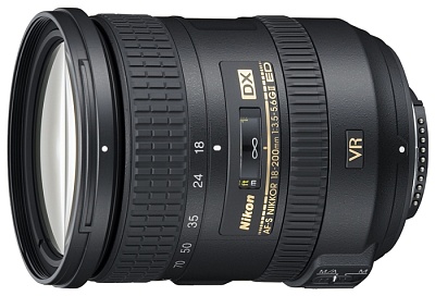 Объектив Nikon 18-200mm f/3.5-5.6G ED AF-S VR II DX Nikkor