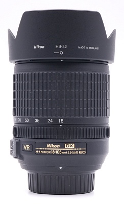 Объектив комиссионный Nikon 18-105mm f/3.5-5.6G DX VR Nikkor (б/у, гарантия 14дней, S/N35697677)