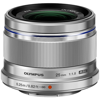 Объектив Olympus ED 25mm f/1.8 (ES-M2518) Silver Micro 4/3