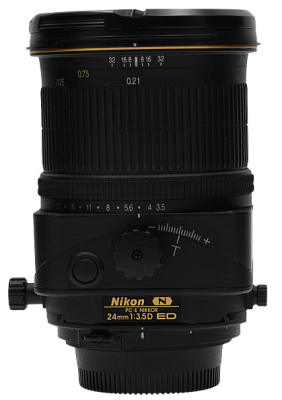 Объектив комиссионный Nikon 24mm f/3.5D ED PC-E Nikkor (б/у, гарантия 14 дней, S/N 214565)
