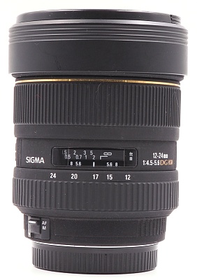 Объектив комиссионный Sigma 12-24mm F4.5-5.6 DG HSM Canon EF (б/у, гарантия 14 дней, S/N 2006634)