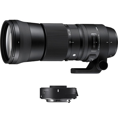 Объектив Sigma 150-600mm f/5.0-6.3 DG OS HSM Contemporary Nikon F + телеконвертер TC-1401