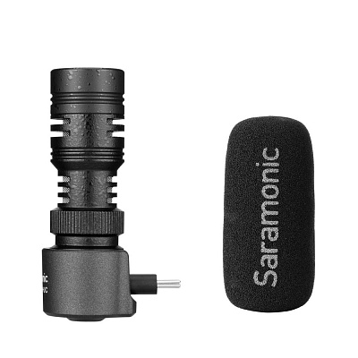 Микрофон Saramonic SmartMic+UC, направленный, для смартфонов, USB Type-C