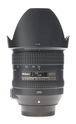 Объектив комиссионный Nikon 24-85mm f/3.5-4.5G ED VR AF-S Nikkor (б/у, гарантия 14 дн., S/N 2087973)