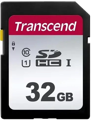 Карта памяти Transcend SDHC 32GB UHS-I U1 R95/W45MB/s (TS32GSDC300S)
