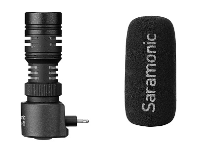 Микрофон Saramonic SmartMic+, для iPhone, направленный, Lightning