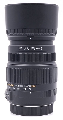 Объектив комиссионный Sigma AF 50-200mm f/4-5.6 DC OS HSM для Canon (б/у, гар-я 14 дней, S/N11749789