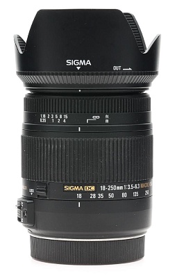 Объектив комиссионный Sigma 18-250mm f/3.5-6.3 DC OS HSM Canon EF-S (гарантия 12мес)