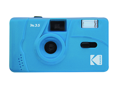 Многоразовый пленочный фотоаппарат Kodak M35 Film Camera Cerulean Blue