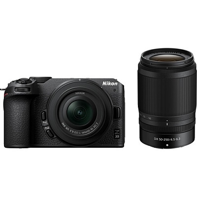 Фотоаппарат беззеркальный Nikon Z30 Kit 16-50mm VR + 50-250mm VR