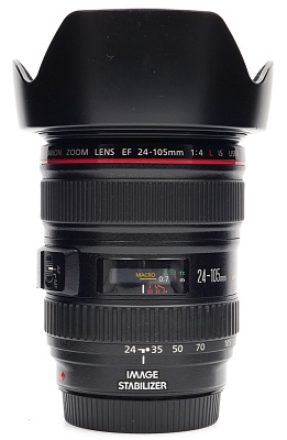 Объектив комиссионный Сanon EF 24-105mm F/4 L IS USM (б/у, гарантия 14 дней, S/N 5657641) 