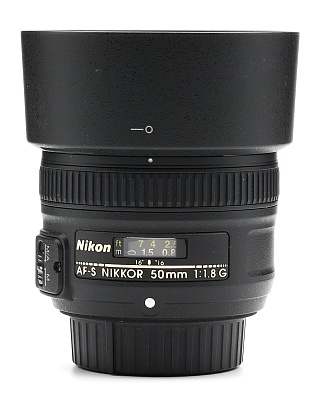 Объектив комиссионный Nikon 50mm f/1.8G AF-S Nikkor (б/у, гарантия 14 дней, S/N 2362991)