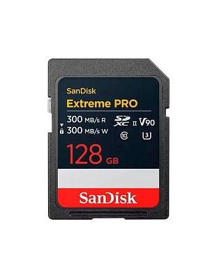 Карта памяти SanDisk Extreme Pro SDXC 128GB UHS-II U3 V90 R300/W300MB/s (SDSDXDM-128G-GN4IN) Карта памяти SanDisk Extreme Pro SDXC 128GB UHS-II U3 V90 R300/W300MB/s (SDSDXDM-128G-GN4IN)