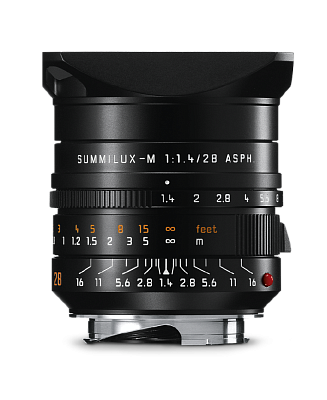 Объектив Leica Summilux-M 28mm f/1.4 ASPH, Черный, анодированный