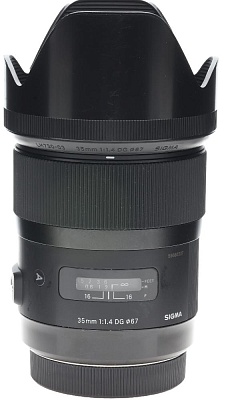 Объектив комиссионный Sigma 35mm f/1.4 DG HSM Art Canon EF (б/у, гарантия 14 дней, S/N 55680337)