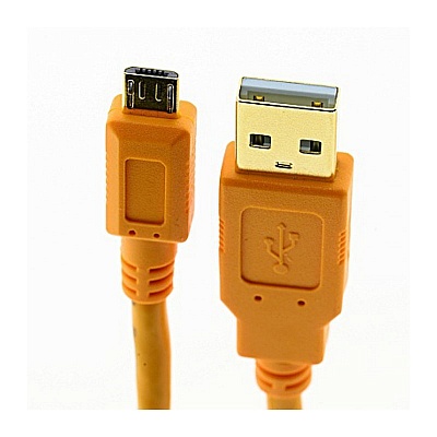 Кабель Tether Tools TetherPro USB 2.0 to Micro-B 5-Pin 4.6m Orange (CU5430ORG)