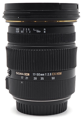 Объектив комиссионный Sigma AF 17-50mm f/2.8 EX DC OS HSM Canon EF-S (б/у, гарантия 14 дней, S/N 144