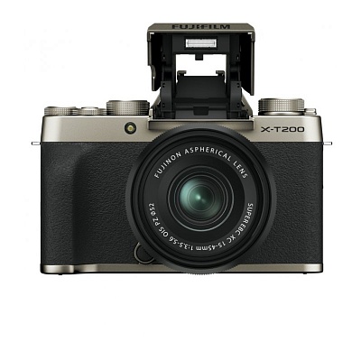 Фотоаппарат беззеркальный Fujifilm X-T200 Kit 15-45mm f/3.5-5.6 OIS Champagne Gold