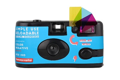 Многоразовый пленочный фотоаппарат Lomography Simple Use + пленка Color Negative 400/36