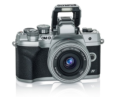 Фотоаппарат беззеркальный Olympus OM-D E-M10 Mark IV Double Kit EZ-M1442 EZ/EZ-M4015 R Silver