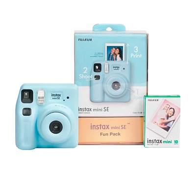 Фотоаппарат моментальной печати Fujifilm Instax Mini SE Fun Pack Blue