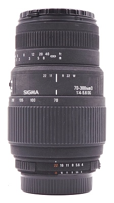 Объектив комиссионный Sigma AF 70-300mm f/4-5.6 DG MACRO Nikon F (б/у, гарантия 14 дней, S/N 2010310