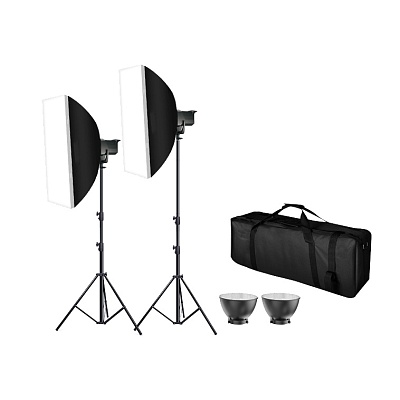 Комплект постоянного света Falcon Eyes KeyLight III 2150D SB KIT светодиодный (Bowens, 2*150Вт)