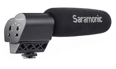 Микрофон Saramonic Vmic Pro, накамерный, направленный, 3.5mm