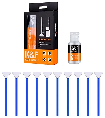 Набор для чистки матриц K&F Concept 24mm Full-Frame Sensor Cleaning Swab Kit SKU.1617