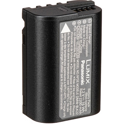 Аренда аккумулятора Panasonic DMW-BLK22 для Lumix DMC-GH6