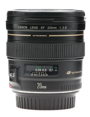 Объектив комиссионный Canon EF 20mm f/2.8 USM (б/у, гарантия 14 дней, S/N 34700072)