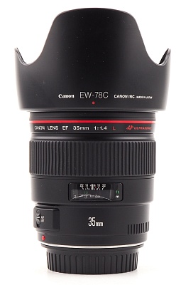 Объектив комиссионный Canon EF 35mm F/1.4 L (б/у, гарантия 14 дней, S/N 132090)