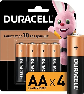 Батарейка Duracell LR6/MN1500 4BL Basic АА