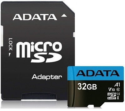 Карта памяти A-Data Premier microSDHC 32GB UHS-I U1 A1 R85/W25MB/s (AUSDH32GUICL10A1-RA1)