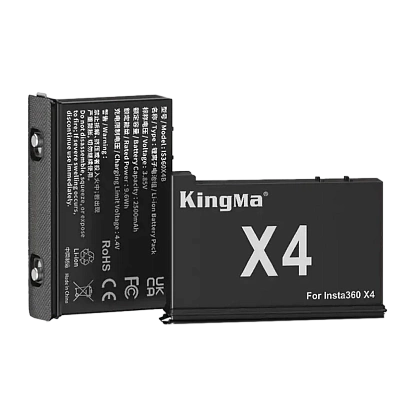Аккумулятор KingMa IS360X4B для для экшн-камеры Insta 360 One X4