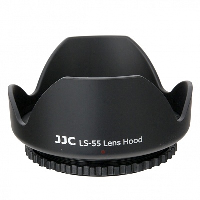 Бленда JJC LS-55, пластиковая для объектива 55mm