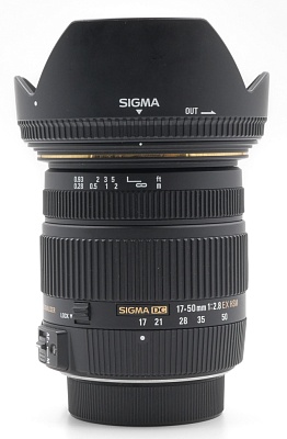 Объектив комиссионный Sigma 17-50mm f/2.8 EX DC OS HSM Nikon F (б/у, гарантия 14 дней, S/N 15555180)