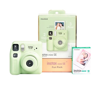 Фотоаппарат моментальной печати Fujifilm Instax Mini SE Fun Pack Green