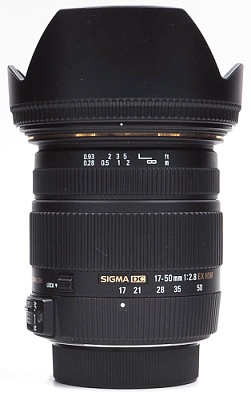 Объектив комиссионный Sigma 17-50mm f/2.8 EX DC OS HSM Nikon F (б/у, гарантия 14 дней, S/N 15911113)
