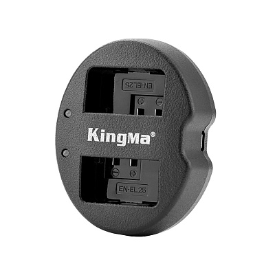 Зарядное устройство KingMa BM015-ENEL25, для двух аккумуляторов Nikon EN-EL25