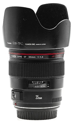 Объектив комиссионный Canon EF 35mm f/1.4 L (б/у, гарантия 14 дней, S/N 96930)