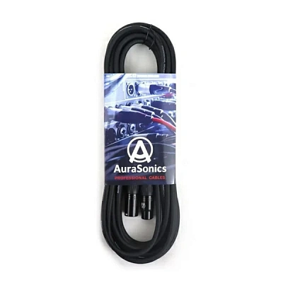Кабель AuraSonics XMXF-20B XLR(F)-XLR(M) 20м