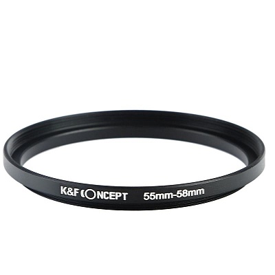 Переходное кольцо K&F Concept для светофильтра 55-58mm