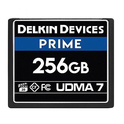 Карта памяти Delkin Devices Prime CF 256GB 1050X R160/W120MB/s (DDCFB1050256)