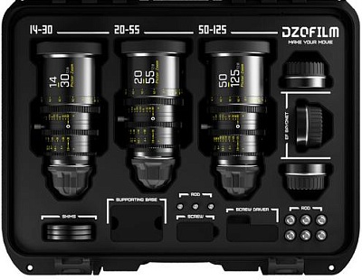 Аренда набора из 3 объективов DZOFilm Pictor Zoom