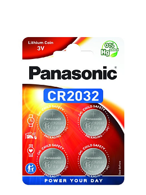 Батарейка Panasonic CR-2032EL/4B (4шт)
