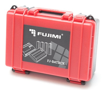 Чехол для аккумуляторов Fujimi FJ-BATBOX, красный