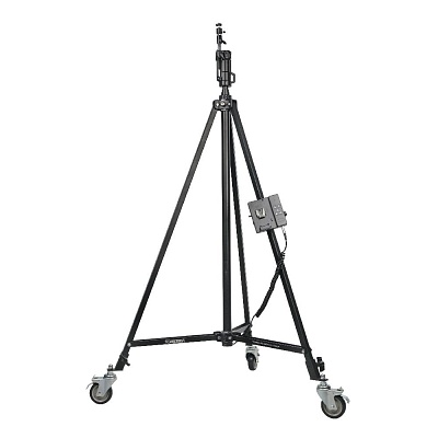 Стойка студийная GreenBean Titan PRO 290WUM WIND-UP на колесах моторизованная (2910мм)